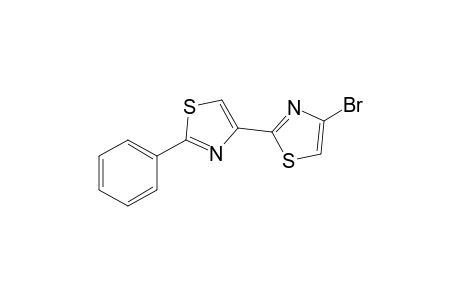 4-Bromanyl-2-(2-phenyl-1,3-thiazol-4-yl)-1,3-thiazole