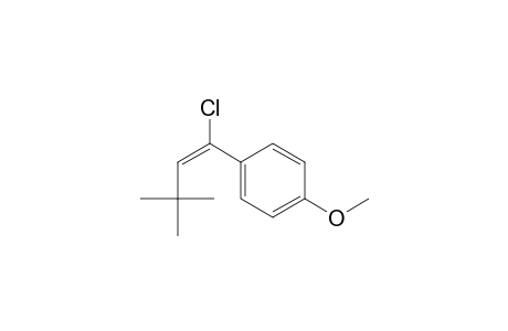 Benzene, 1-(1-chloro-3,3-dimethyl-1-butenyl)-4-methoxy-, (E)-