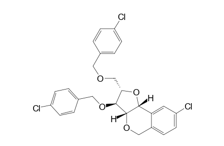 (2S,3S,3aS,9bR)-8-chloro-3-[(4-chlorobenzyl)oxy]-2-[[(4-chlorobenzyl)oxy]methyl]-3,3a,5,9b-tetrahydro-2H-furo[3,2-c][2]benzopyran