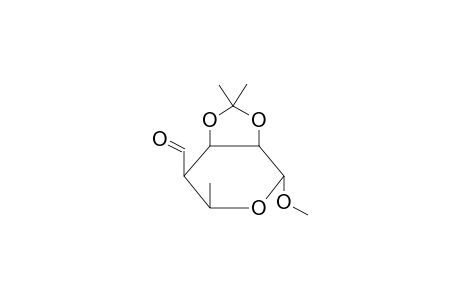 METHYL 4,6-DIDEOXY-2,3-O-ISOPROPYLIDENE-4-C-FORMYL-ALPHA-L-TALO-HEXOPYRANOSIDE