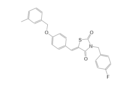 2,4-thiazolidinedione, 3-[(4-fluorophenyl)methyl]-5-[[4-[(3-methylphenyl)methoxy]phenyl]methylene]-, (5Z)-