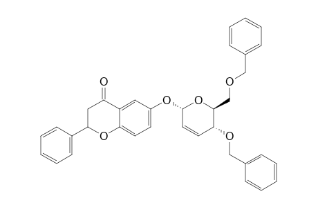 (2'R)/(2'S)-FLAVANON-6-YL-4,6-DI-O-BENZYL-2,3-DIDEOXY-ALPHA-D-ERYTHRO-HEX-2-ENOPYRANOSIDE
