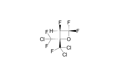 CIS-2,2,3-TRIFLUORO-4-DICHLOROFLUOROMETHYL-4-DIFLUOROCHLOROMETHYL-1-OXACYCLOBUTANE
