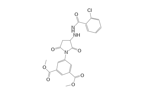 dimethyl 5-{3-[2-(2-chlorobenzoyl)hydrazino]-2,5-dioxo-1-pyrrolidinyl}isophthalate