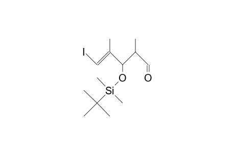 3-(T-Butyl-dimethyl-siloxy)-5-iodo-2,4-dimethyl-4-pentenal