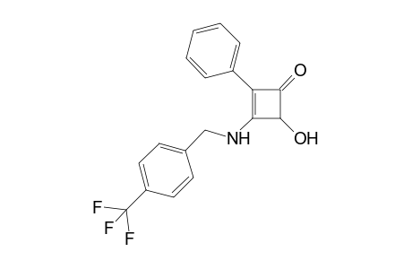 4-Hydroxy-3-[3-(trifluoromethyl)benzyllamino]-2-phenylcyclobutenone