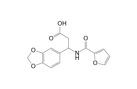 1,3-Benzodioxole-5-propanoic acid, .beta.-[(2-furanylcarbonyl)amino]-
