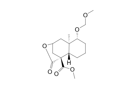 (4aa,5a,8ab)-1b-methoxycarbonyl-5-methoxymethyloxy-4a-methyldecahydronaphthalene-1a,3a-carbolactone