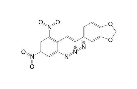 (E)-1-(2-Azido-4,6-dinitrophenyl)-2-(3,4-methylenedioxyphenyl)ethene
