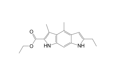 2-Ethoxycarbonyl-6-ethyl-3,4-dimethylpyrrolo[3,2-f]indole