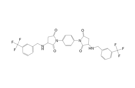 1-[4-(2,5-dioxo-3-{[3-(trifluoromethyl)benzyl]amino}-1-pyrrolidinyl)phenyl]-3-{[3-(trifluoromethyl)benzyl]amino}-2,5-pyrrolidinedione