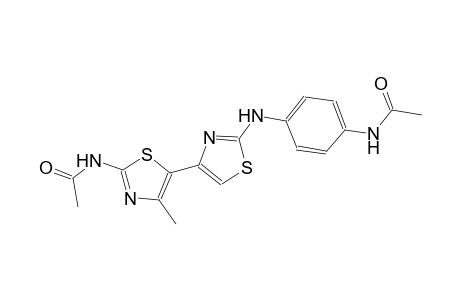 N-(4-((2'-acetamido-4'-methyl-[4,5'-bithiazol]-2-yl)amino)phenyl)acetamide