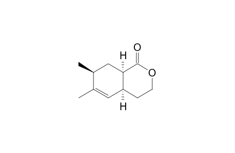 (4aS*,7S*,8aR*)-6,7-Dimethyl-3,4,4a,7,8,8a-hexahydro-1H-isochromene-1-one