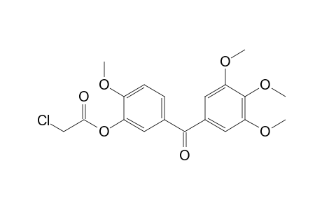 2-Methoxy-5-(3,4,5-trimethoxybenzoyl)phenyl 2-Chloroacetate