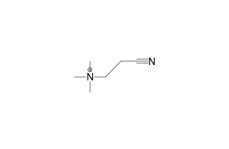 N,N,N-Trimethyl-2-cyano-ethylammonium cation