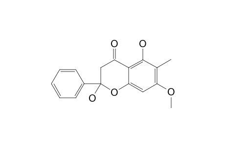 2,5-DIHYDROXY-7-METHOXY-6-METHYLFLAVANONE