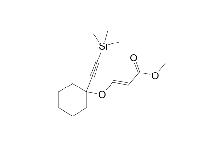 (E)-methyl 3-(1-((trimethylsilyl)ethynyl)cyclohexyloxy)acrylate