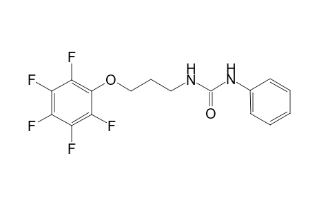 1-[3-(2,3,4,5,6-pentafluorophenoxy)propyl]-3-phenyl-urea