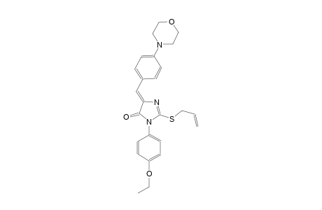 4H-imidazol-4-one, 3-(4-ethoxyphenyl)-3,5-dihydro-5-[[4-(4-morpholinyl)phenyl]methylene]-2-(2-propenylthio)-, (5Z)-