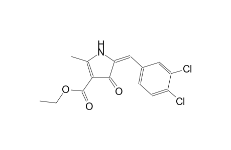 ethyl (5E)-5-(3,4-dichlorobenzylidene)-2-methyl-4-oxo-4,5-dihydro-1H-pyrrole-3-carboxylate