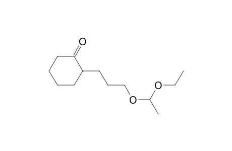 Cyclohexanone, 2-[3-(1-ethoxyethoxy)propyl]-