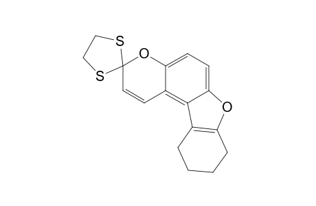 1',2'-TETRAMETHYLENESPIRO-[1,3-DITHIOLAN-2,7'-7H-FURO-[3,2-F]-2H-1-BENZOPYRAN]