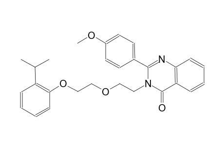 3-{2-[2-(2-isopropylphenoxy)ethoxy]ethyl}-2-(4-methoxyphenyl)-4(3H)-quinazolinone