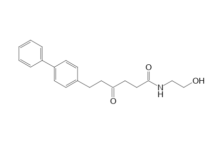 (E)-6-Biphenyl-4-yl-4-oxohexanoic acid ethanolamide