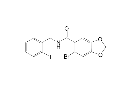 6-Bromo-N-(2-iodobenzyl)benzo[d][1,3]dioxole-5-carboxamide