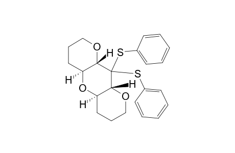meso-(4aR,8aS,9aR,10aS)-9,9-Bis(phenylsulfanyl)decahydro-1,8,10-trioxaanthracene