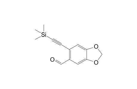 6-(2-trimethylsilylethynyl)-1,3-benzodioxole-5-carbaldehyde