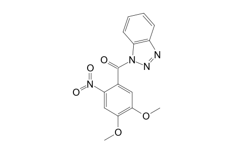 1-Benzotriazolyl-(4,5-dimethoxy-2-nitrophenyl)methanone