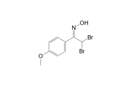 2,2-Dibromo-1-(4-methoxyphenyl)ethanone oxime