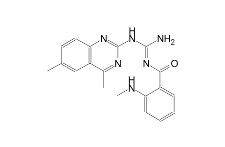 N-(4,6-dimethyl-2-quinazolinyl)-N''-[(E)-[2-(methylamino)phenyl](oxo)methyl]guanidine