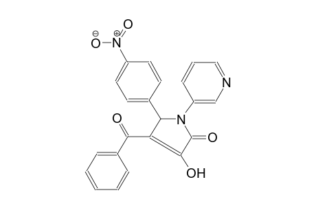 2H-pyrrol-2-one, 4-benzoyl-1,5-dihydro-3-hydroxy-5-(4-nitrophenyl)-1-(3-pyridinyl)-