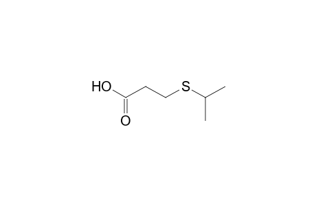 Propanoic acid, 3-[(1-methylethyl)thio]-