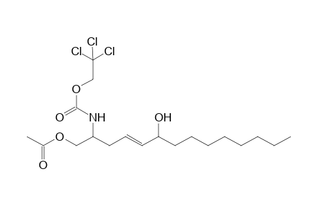 (E/Z)-Acetic acid 6-hydroxy-2-(2,2,2-trichloroethoxycarbonylamino)-tetradec-4-enyl ester