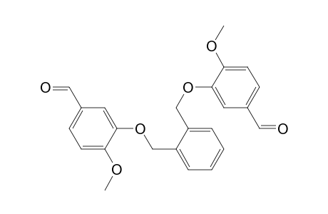 3-[[2-[(5-formyl-2-methoxy-phenoxy)methyl]phenyl]methoxy]-4-methoxy-benzaldehyde