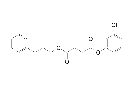 Succinic acid, 3-chlorophenyl 3-phenylpropyl ester