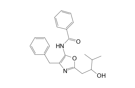 2-(2-Hydroxy-3-methyl)butyl-4-benzyl-5-benzamidooxazole