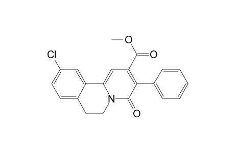 Methyl 10-chloro-6,7-dihydro-4-oxo-3-phenyl-4H-benzo[a]quinolizine-2-carboxylate