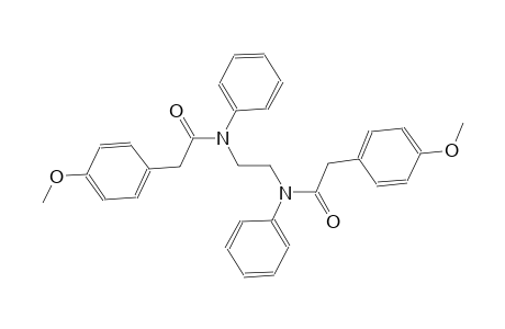 2-(4-methoxyphenyl)-N-(2-{[(4-methoxyphenyl)acetyl]anilino}ethyl)-N-phenylacetamide