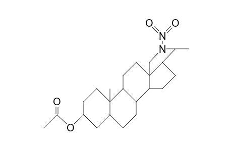 (20S)-N-Nitro-18,20-epimino-5a-pregnan-3b-yl acetate