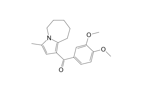 (3,4-dimethoxyphenyl)-(3-methyl-6,7,8,9-tetrahydro-5H-pyrrolo[1,2-a]azepin-1-yl)methanone
