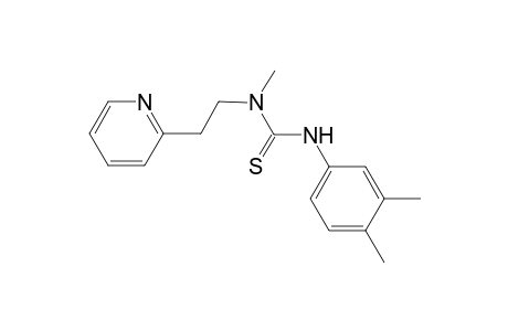 3-(3,4-dimethylphenyl)-1-methyl-1-[2-(2-pyridinyl)ethyl]thiourea