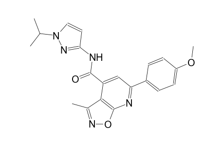 isoxazolo[5,4-b]pyridine-4-carboxamide, 6-(4-methoxyphenyl)-3-methyl-N-[1-(1-methylethyl)-1H-pyrazol-3-yl]-