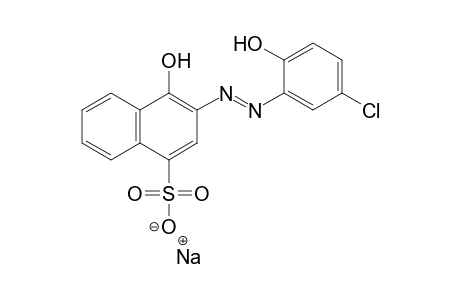 1-Naphthalenesulfonic acid, 3-[(5-chloro-2-hydroxyphenyl)Azo]-4-hydroxy-, monosodium salt