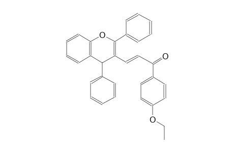 (2E)-3-(2,4-diphenyl-4H-chromen-3-yl)-1-(4-ethoxyphenyl)-2-propen-1-one