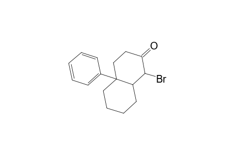 2(1H)-Naphthalenone, 1.alpha.-bromo-3,4,4a,5,6,7,8,8a.alpha.-octahydro-4a.beta.-phenyl-