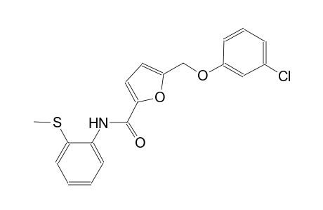 5-[(3-chlorophenoxy)methyl]-N-[2-(methylsulfanyl)phenyl]-2-furamide